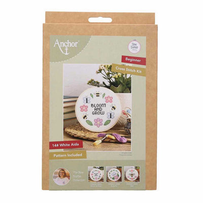 In the Garden Bloom and Grow- Anchor Cross Stitch Kit