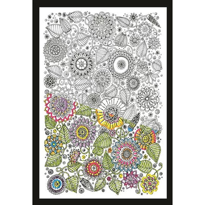 Floral Zenbroidery Embroidery Panel - Design Works