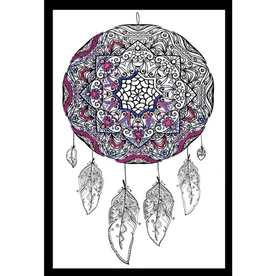 Dreamcatcher Zenbroidery Embroidery Panel - Design Works