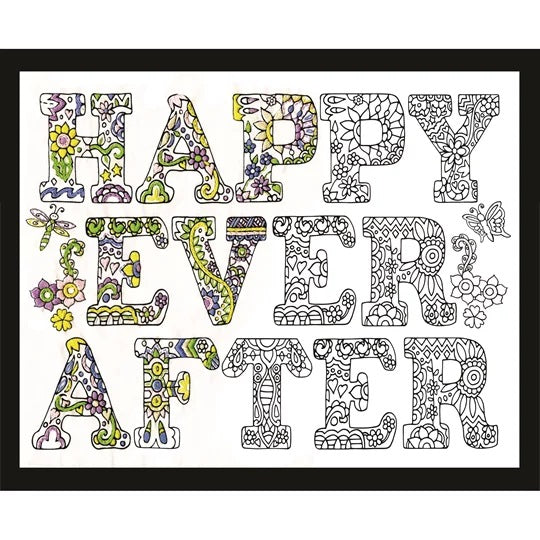 Happy Ever After Zenbroidery Embroidery Panel - Design Works