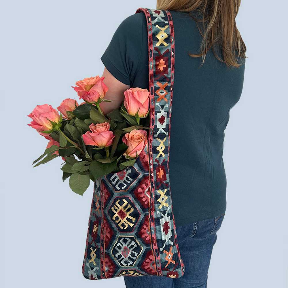 Bergama Shoulder Bag ~ Glorafilia Tapestry Needlepoint Kit