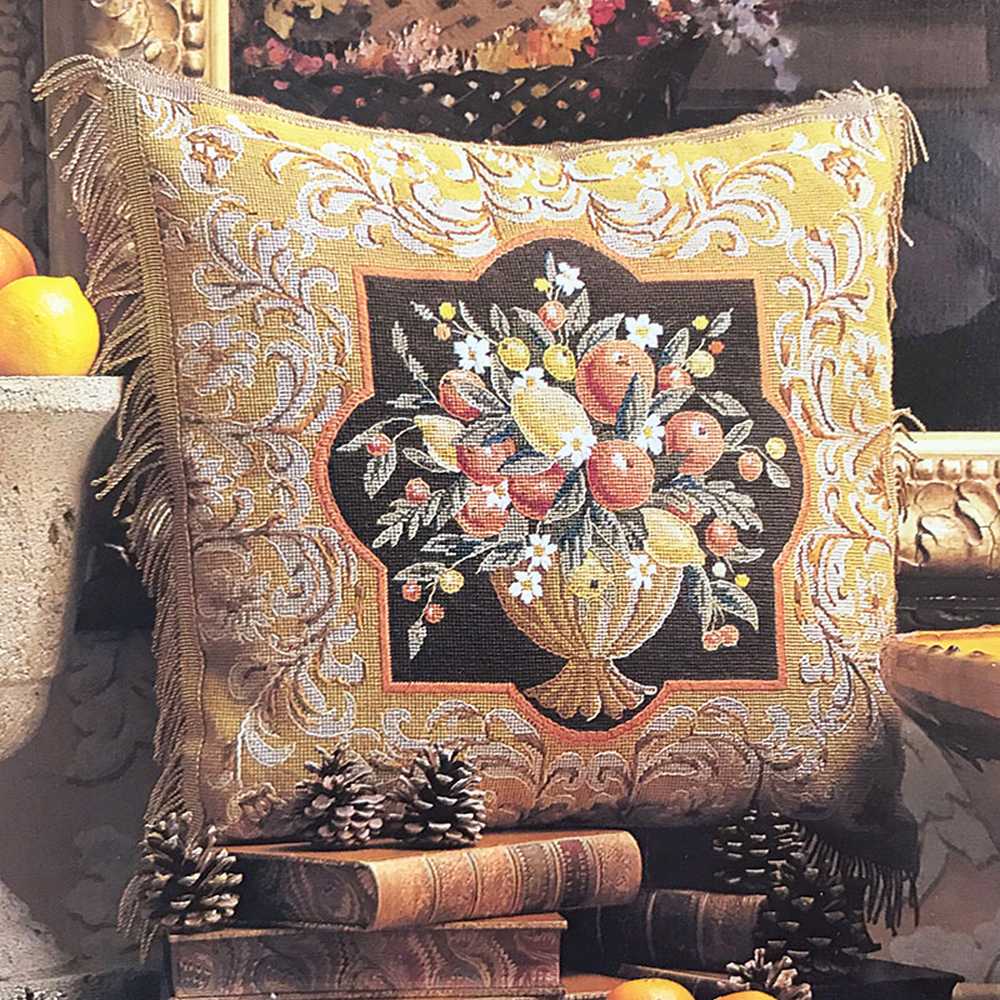 Louis XIV Oranges and Lemons ~ Glorafilia Tapestry Needlepoint Kit