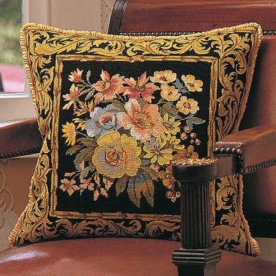 Versailles Flowers Maron ~ Glorafilia Tapestry Needlepoint Kit