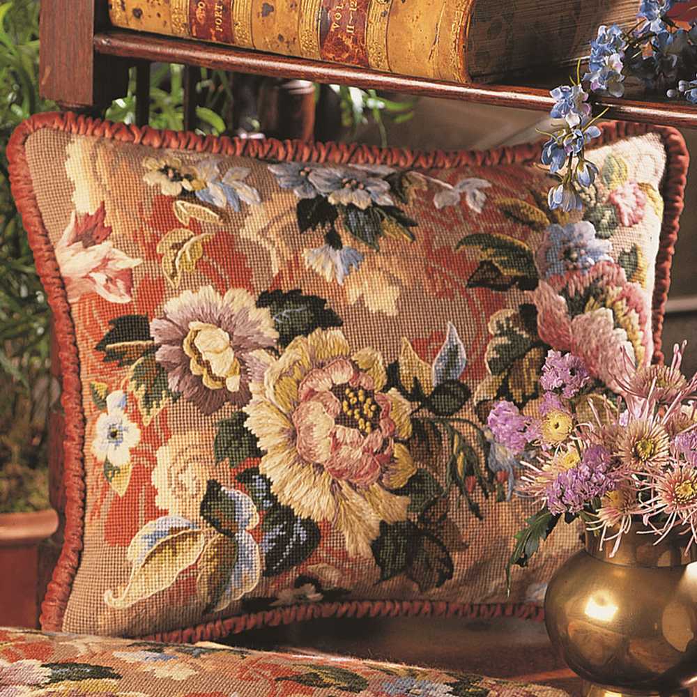 Rococo Flowers ~ Glorafilia Tapestry Needlepoint Kit