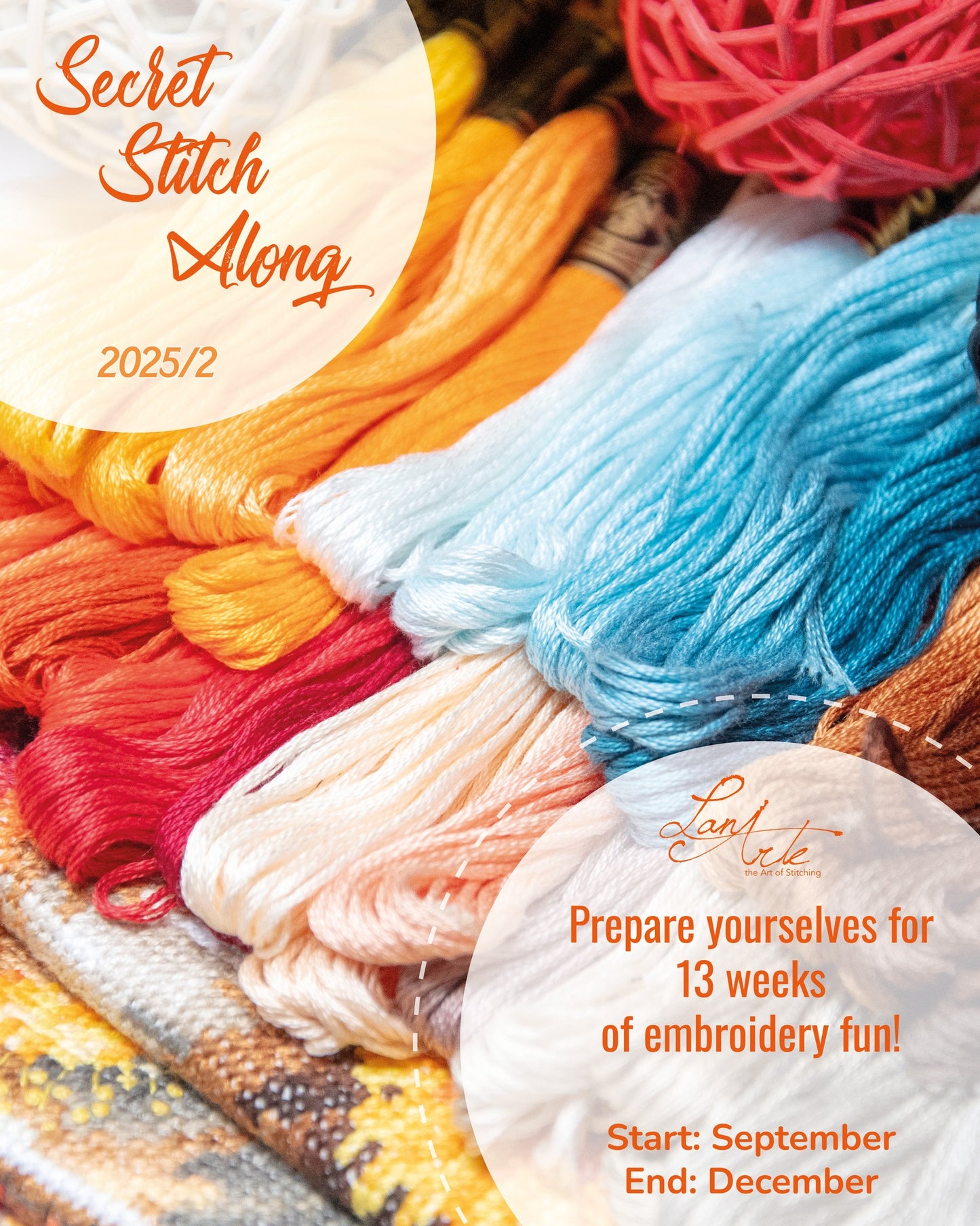 Lanarte Secret Stitch Along 2025/2 Cross Stitch Kit