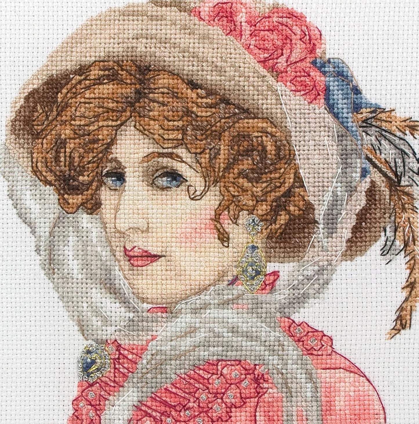 Victorian Portrait - Anchor Maia Cross Stitch Kit SALE