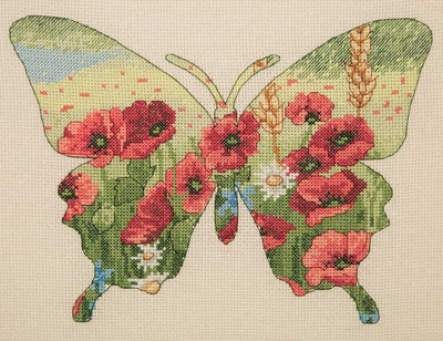 Butterfly Silhouette - Anchor Maia Cross Stitch Kit