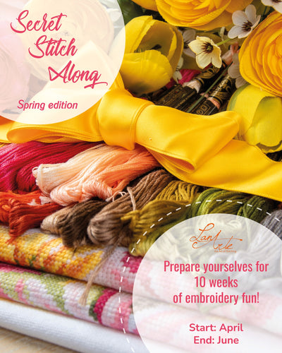 Lanarte SPRING Secret Stitch Along 2026/2 Cross Stitch Kit