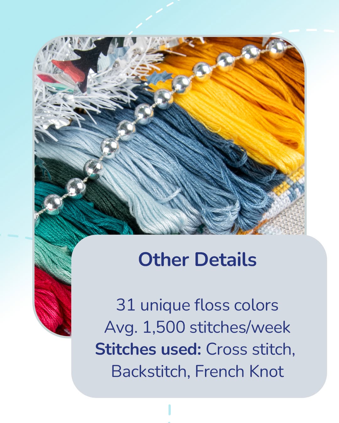 Vervaco Secret Stitch Along Winter 2026 Cross Stitch Kit