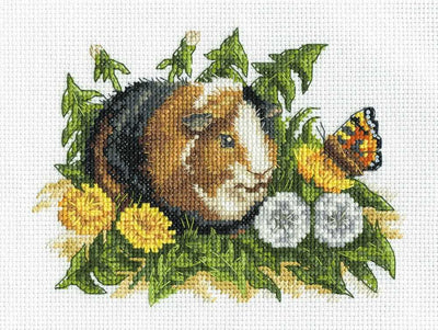 Guinea Pig Cross Stitch Kit ~ PANNA