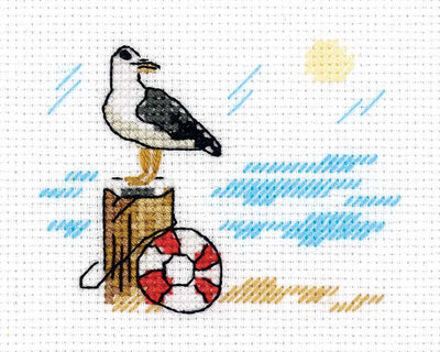 Seagull Cross Stitch Kit ~ PANNA