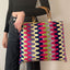 Fuchsia Ric Rac Zig Zag Bag ~ Glorafilia Tapestry Needlepoint Kit