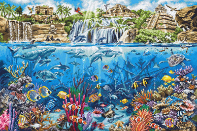 Pirate Island Cross Stitch Kit - Letitstitch