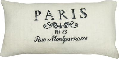 Paris Black on Cream Cross Stitch Cushion Kit ~ Anette Eriksson