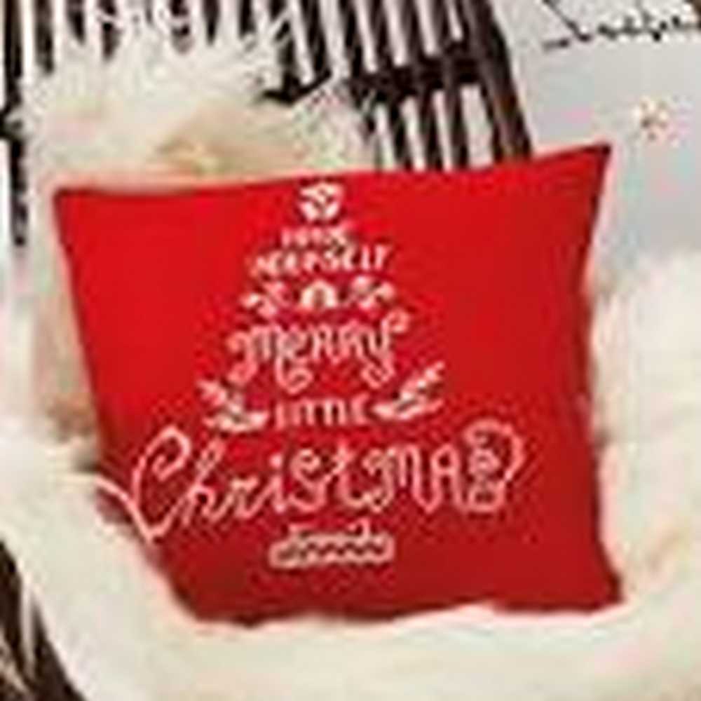 Merry Little Christmas Cushion Cross Stitch Kit - Permin