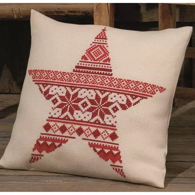 Nordic Star Cushion Cross Stitch Kit - Permin