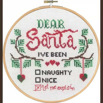 Dear Santa Cross Stitch Kit - Permin