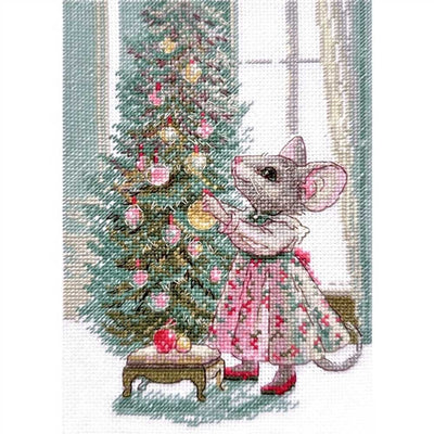 Merry Mouse Cross Stitch Kit - Aine