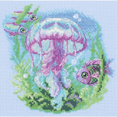 Baby Jellyfish Cross Stitch Kit - Aine