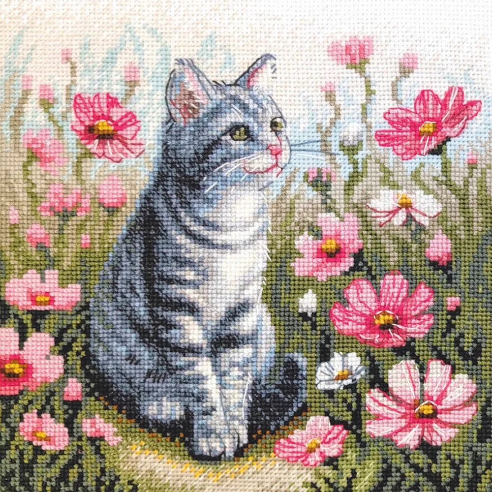 Garden Whispers Cross Stitch Kit - Aine