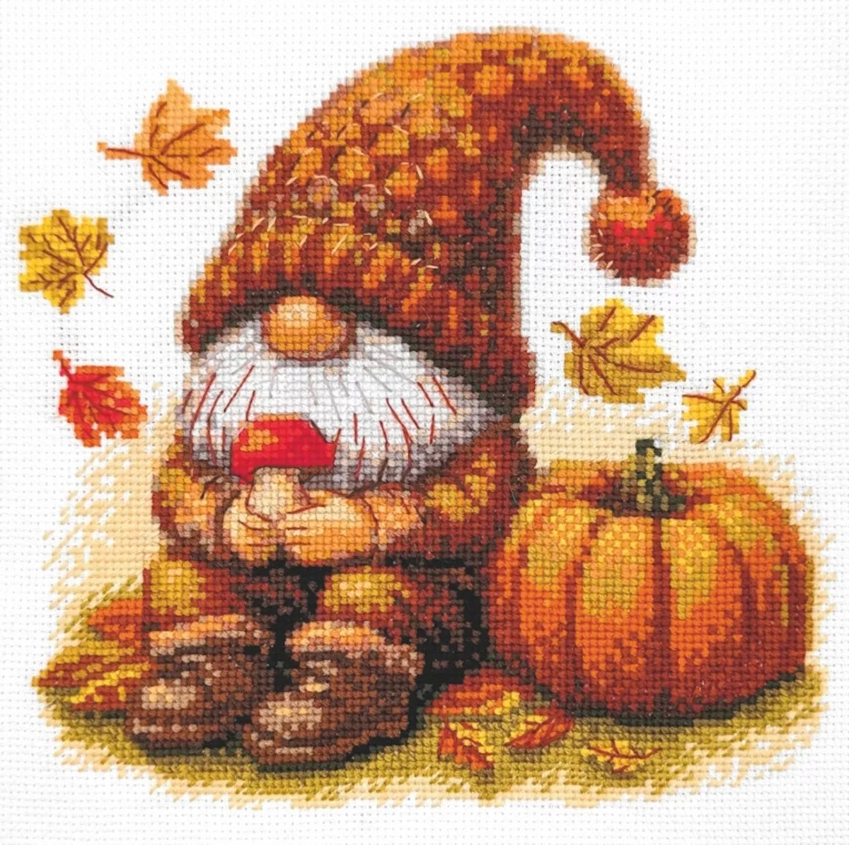 Harvest Gnome Cross Stitch Kit - Aine