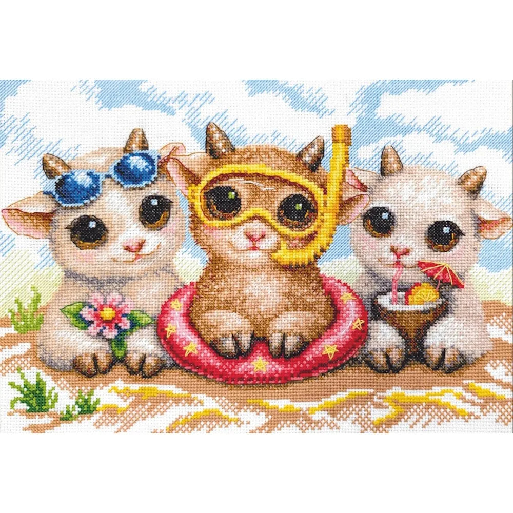 Summer Joy Cross Stitch Kit - Aine