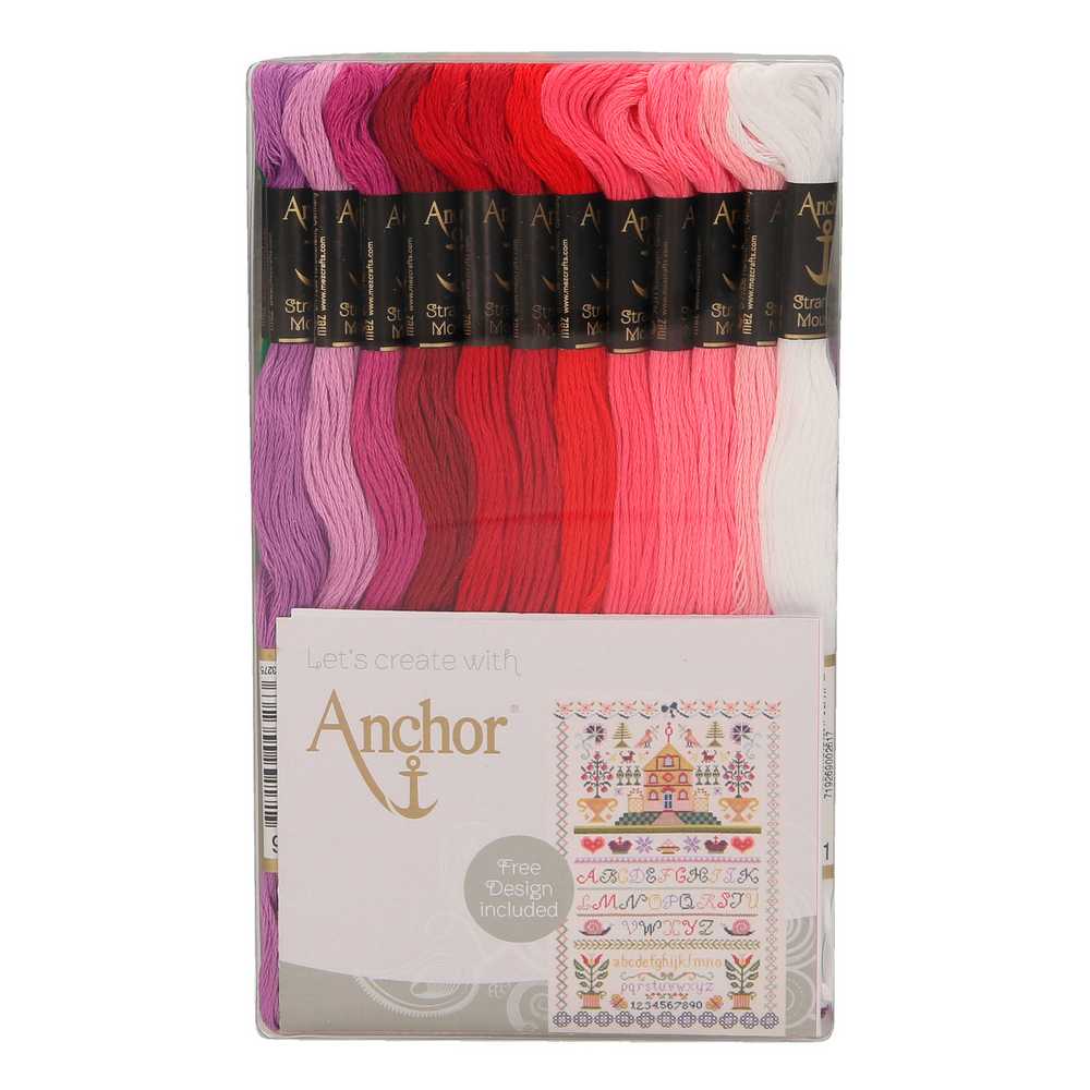 Club Assortment Stranded Cotton Thread Skein Pack 48 ~ Anchor