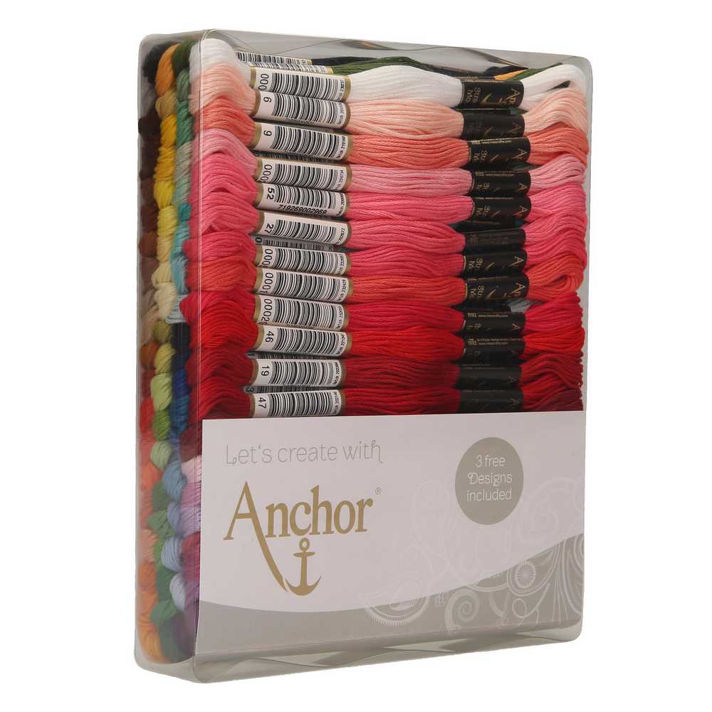 Excellence Assortment Stranded Cotton Thread Skein Pack 80 ~ Anchor
