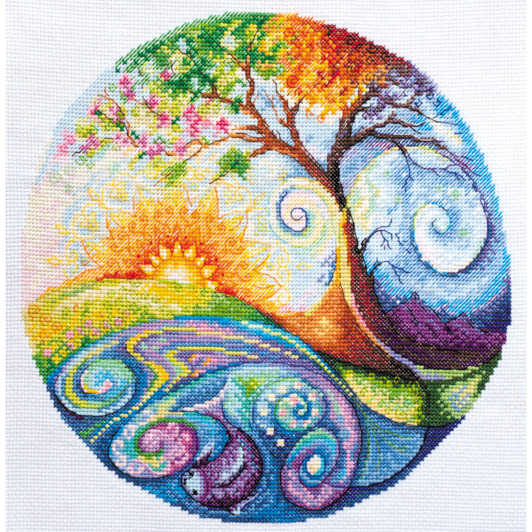 First Dawn Deco Cross Stitch Kit ~ Abris Art