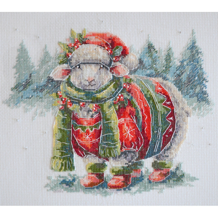 In the Arms of Winter Cross Stitch Kit ~ Abris Art