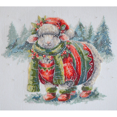 In the Arms of Winter Cross Stitch Kit ~ Abris Art