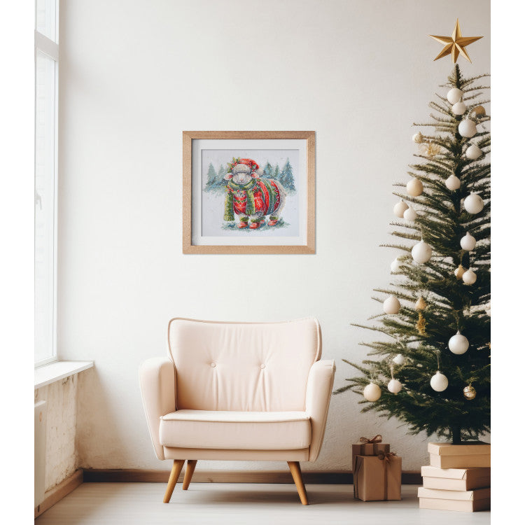 In the Arms of Winter Cross Stitch Kit ~ Abris Art