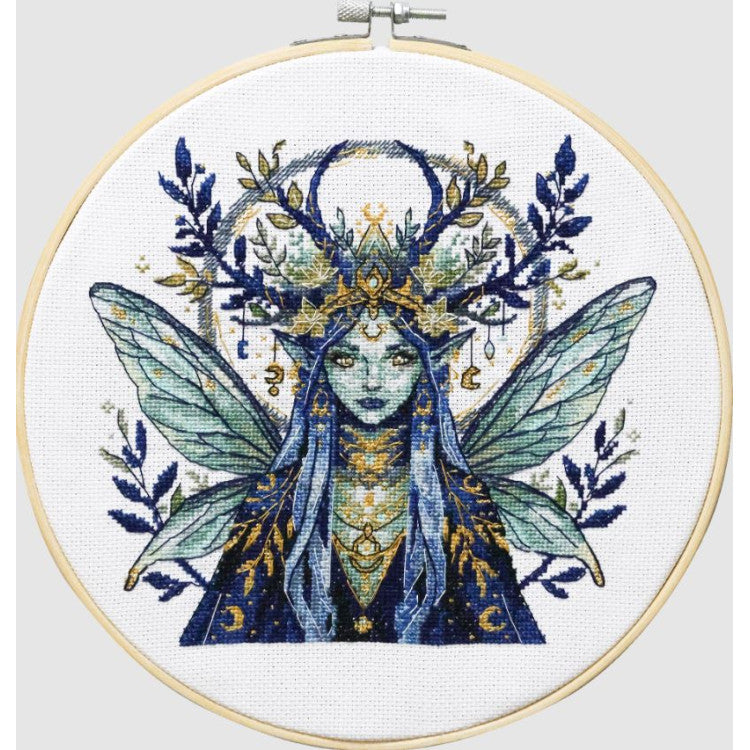 Elf of the Starry Forest Cross Stitch Kit ~ Abris Art