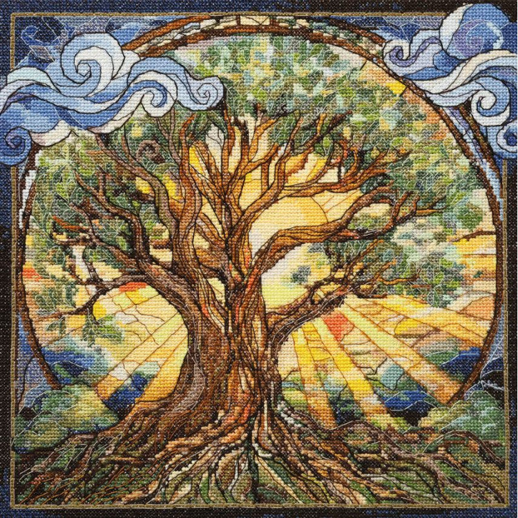 Eternal Tree Cross Stitch Kit ~ Abris Art