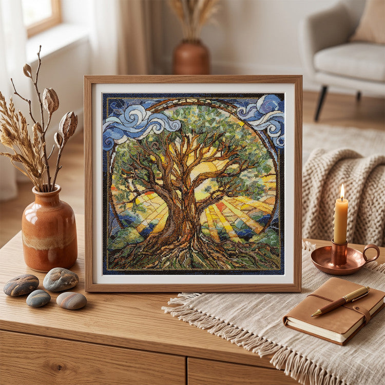 Eternal Tree Cross Stitch Kit ~ Abris Art