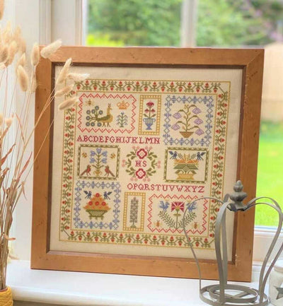 Acorn Sampler Cross Stitch Kit Historical Sampler Co