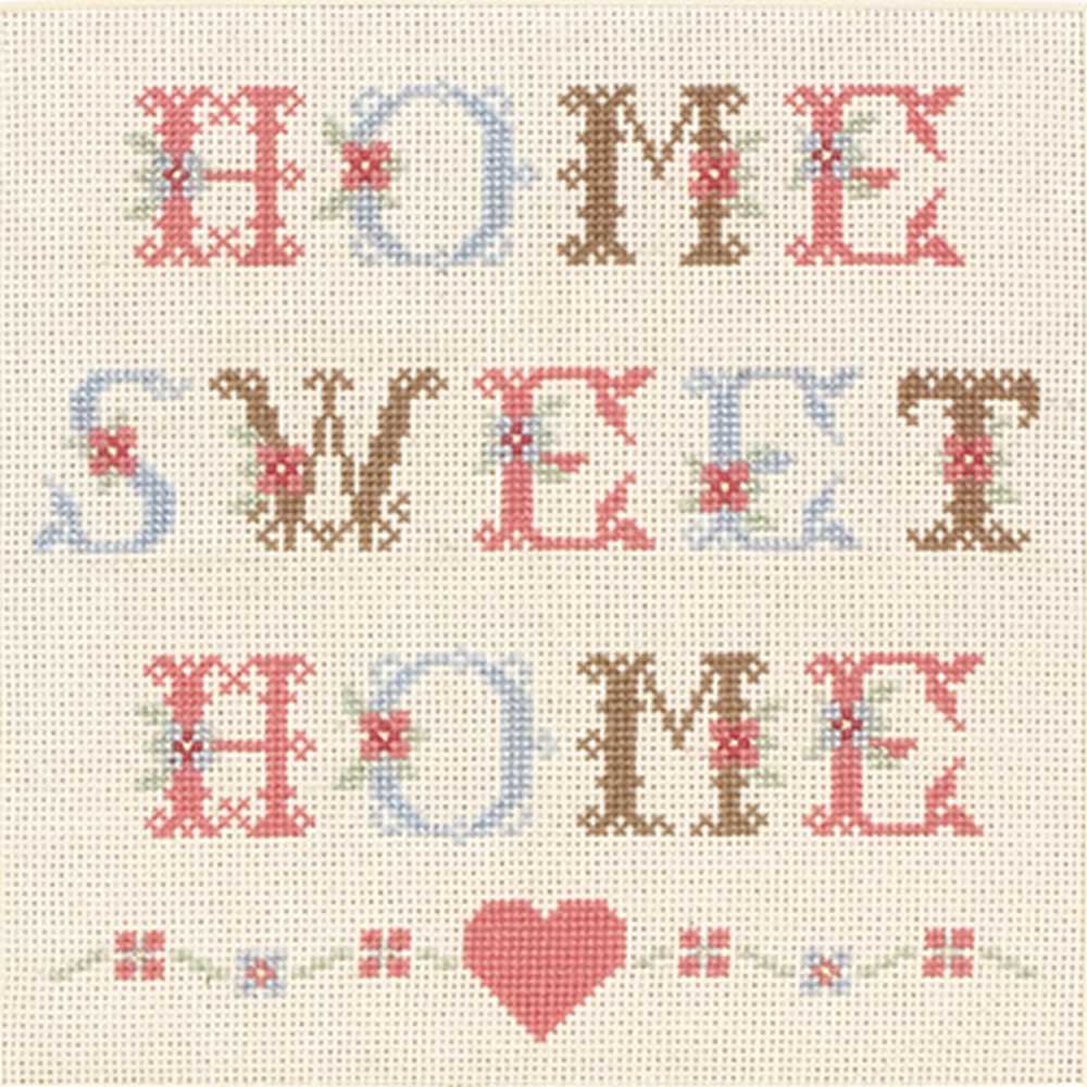 Home Sweet Home - Anchor Cross Stitch Kit SALE