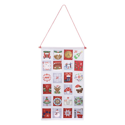 Make Your Own Advent Calendar Kit (Red) ~ Trimits