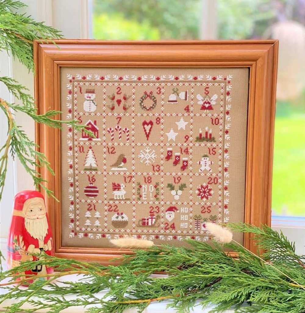 Advent Calendar Cross Stitch Kit Historical Sampler Co