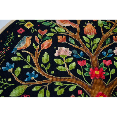 The Tree of Forest Tales Cross Stitch Kit ~ Abris Art