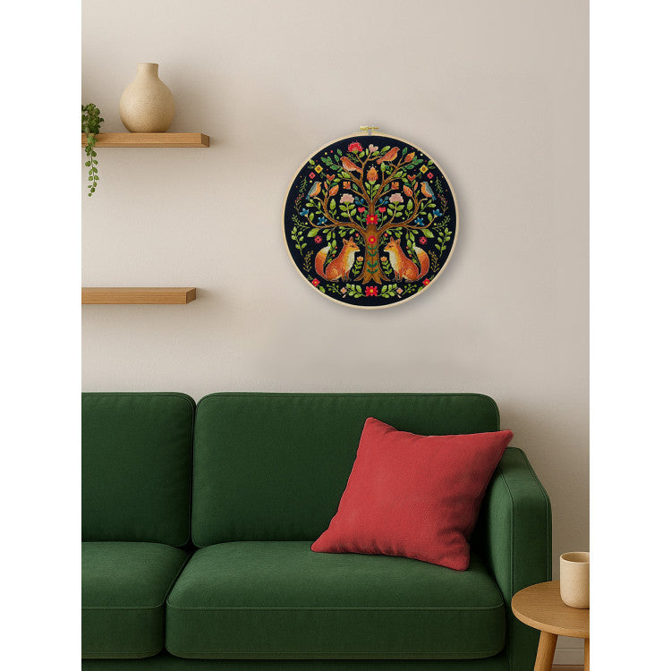 The Tree of Forest Tales Cross Stitch Kit ~ Abris Art