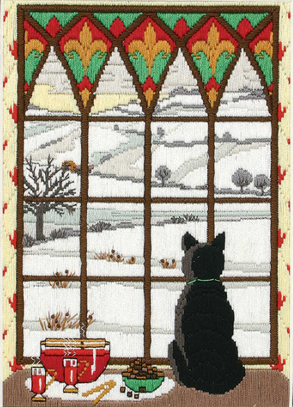 Winter Through The Window Long Stitch Kit - Anchor SALE