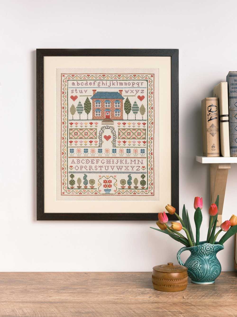 Heritage Sampler Linen Threads - Anchor Cross Stitch Kit