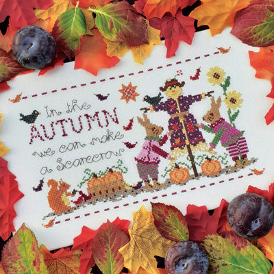 Nia Cross Stitch - Autumn Scarecrow Cross Stitch Kit