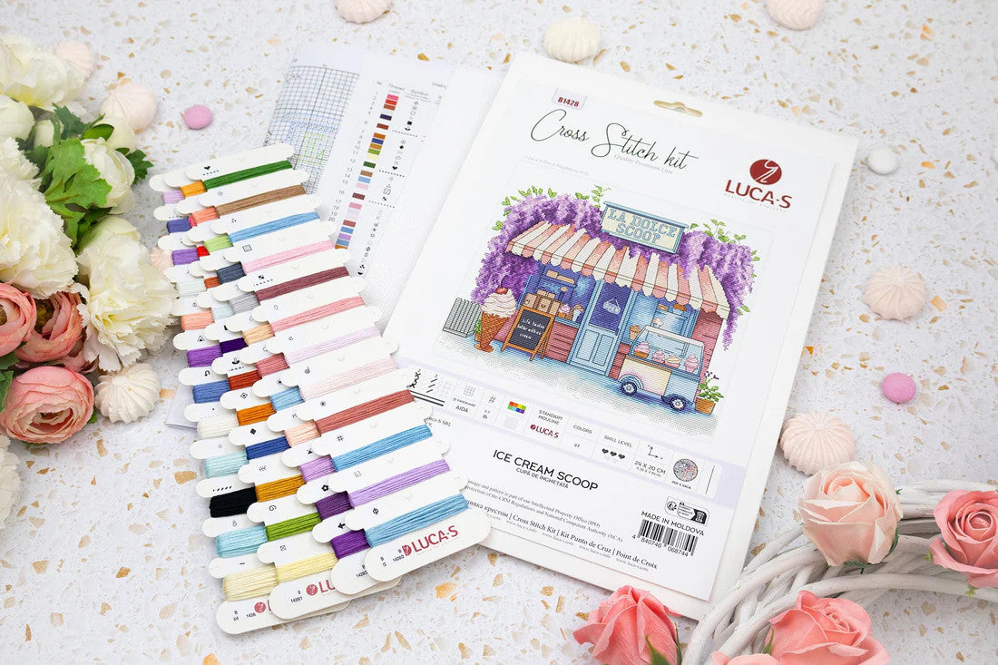 The Ice Cream Scoop Cross Stitch Kit ~ Luca S
