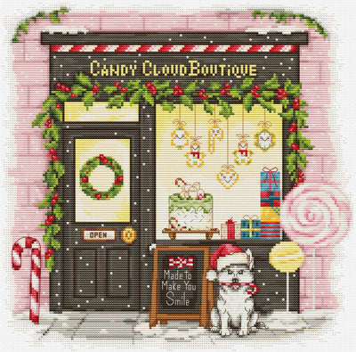 Candy Cloud Boutique Cross Stitch Kit ~ Luca S
