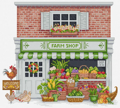 Farm Shop Cross Stitch Kit ~ Luca S