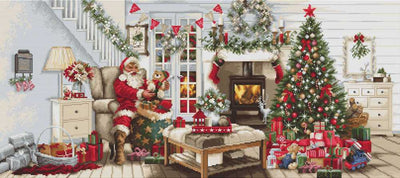 Santa Interior ~Cross Stitch Kit ~ Luca S