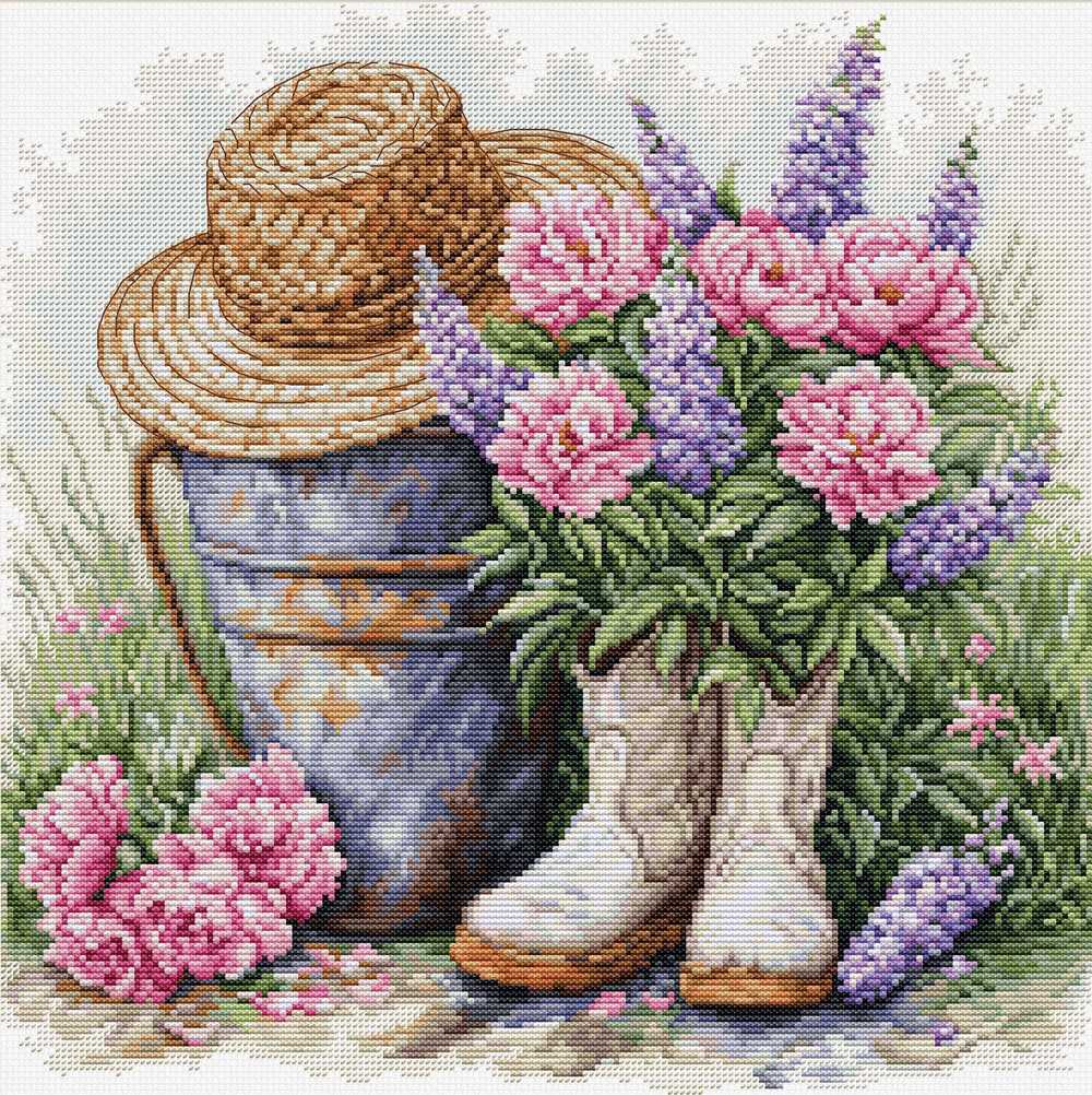 Garden decor ~ Cross Stitch Kit ~ Luca S