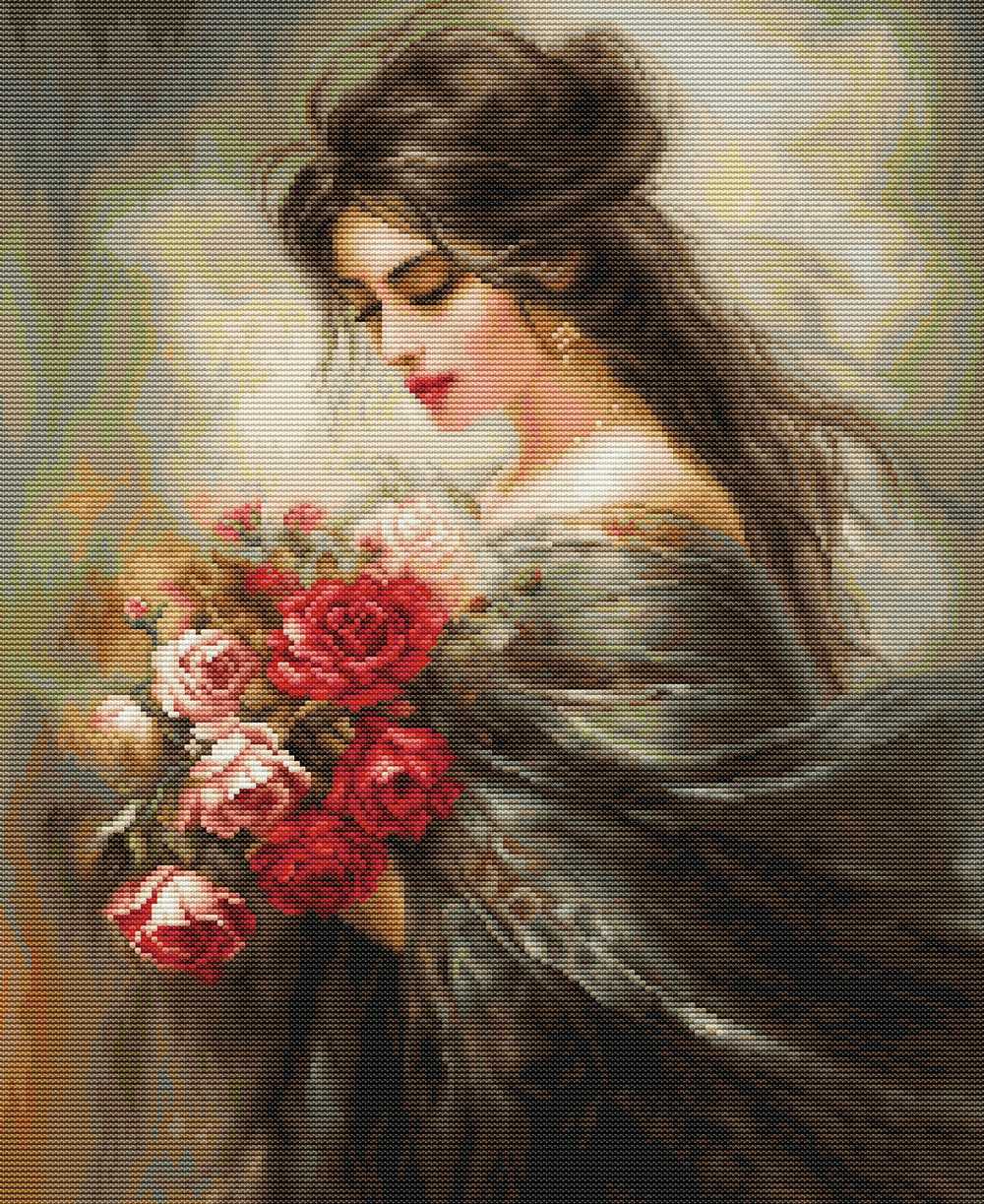 Serene Beauty ~ Cross Stitch Kit ~ Luca S